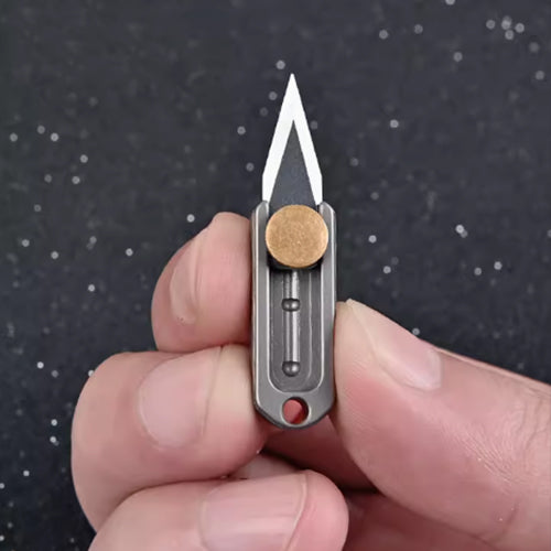 Titanium Pocket Push Knife