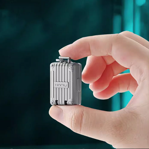 Luggage shaped mini nail clippers