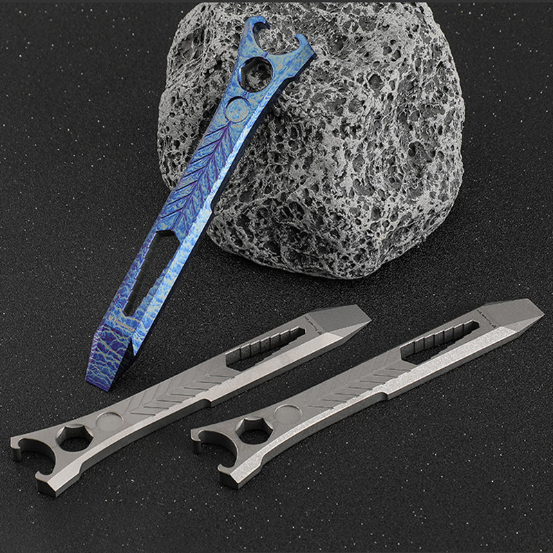 Titanium Multifunctional Hexagonal Wrench Crowbar