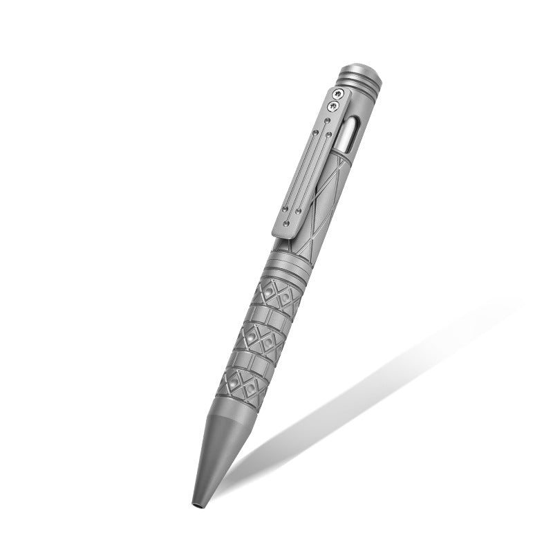 Skeletonized Tungsten EDC Pull-Bolt Signature Pen