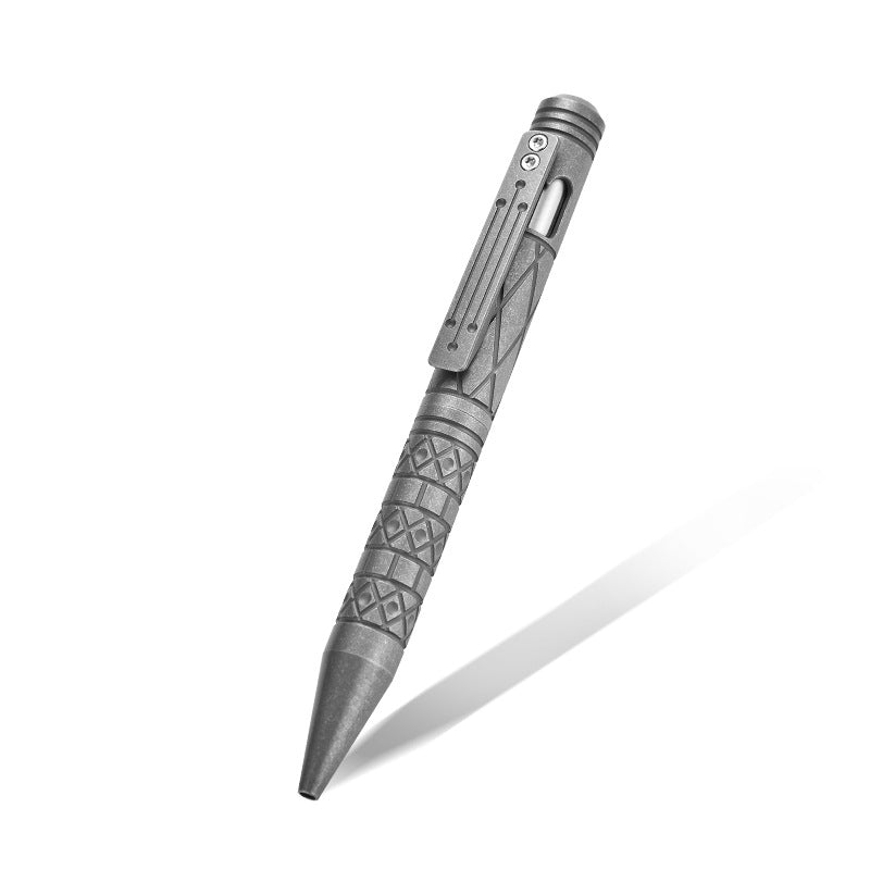 Skeletonized Tungsten EDC Pull-Bolt Signature Pen