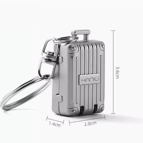 Luggage shaped mini nail clippers