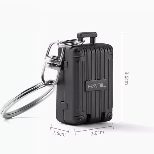 Luggage shaped mini nail clippers